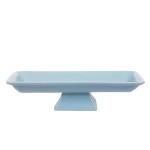 Prato Azul Céu com Pé 